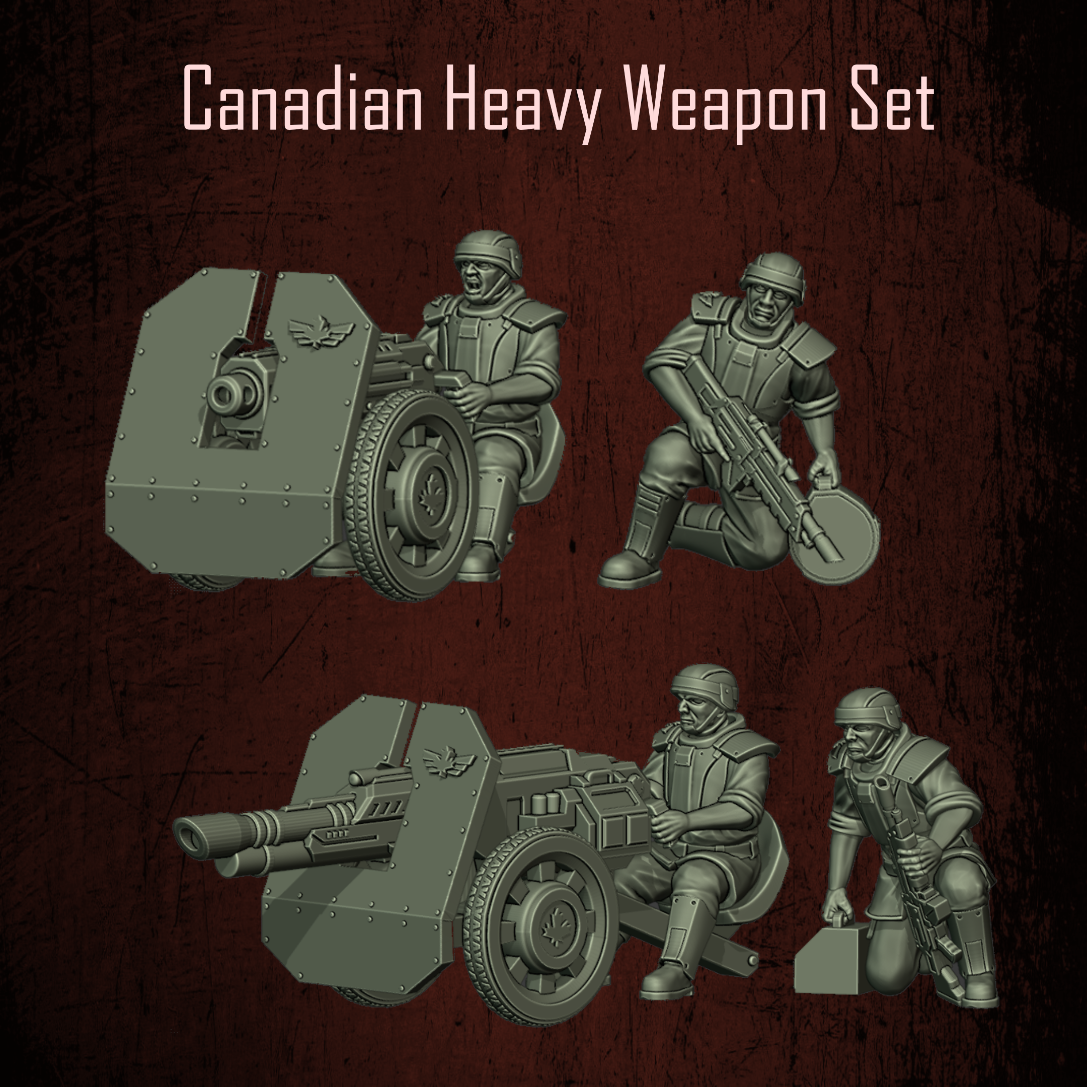 Canadian Heavy Weapons Set
